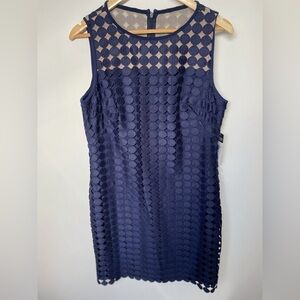 Ralph Lauren Navy circle dress